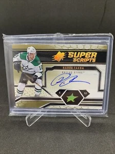 2018-19 UPPER DECK SPX SUPER SCRIPTS AUTO RADEK FAKSA - Picture 1 of 2