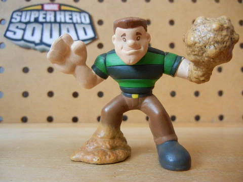 Marvel Super Hero Squad VERY RARE SANDMAN Standing Poseable from Venom Pack Cover