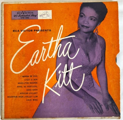 RCA Victor Presents Eartha Kitt - Henri René - 2x7" 45 rpm OG - Mono 1954 Foto 1 de 4