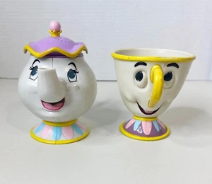 Disney Beauty And The Beast Mrs Potts w/ sound & Chip Figures Lot 2 - Picture 1 of 3