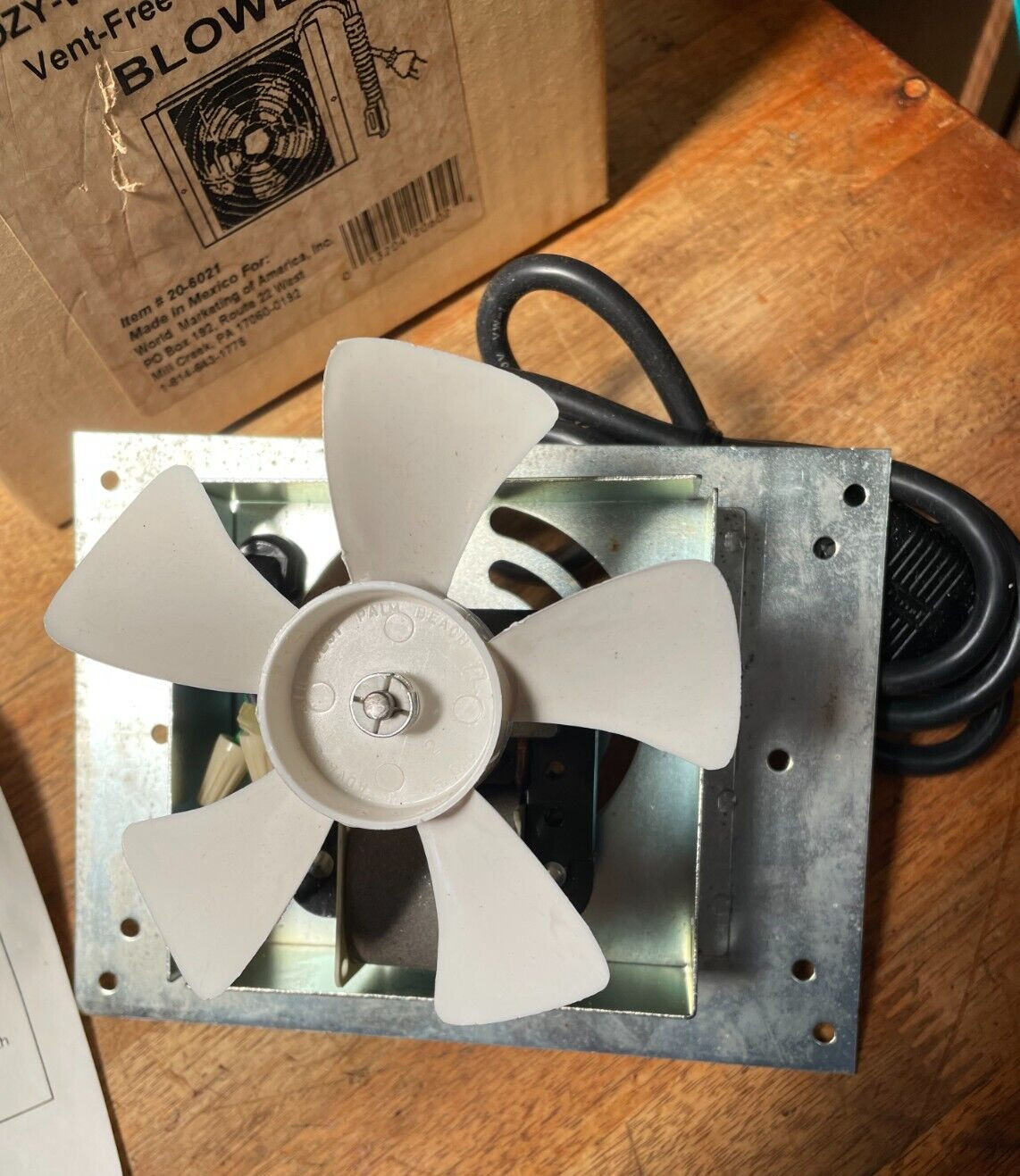 Kozy-World Vent Free Gas Heater Blower Fan #20-6021 | eBay
