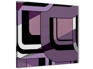Lilac Grey Painting Bathroom Canvas Accessories - Abstract 1s412s - 49cm - Picture 1 of 4