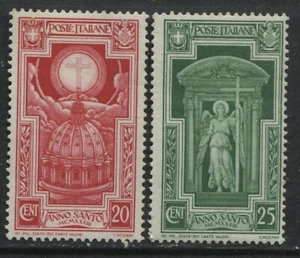 Italy 1933 Holy Year 20 and 25 centesimi unmounted mint NH - Picture 1 of 1