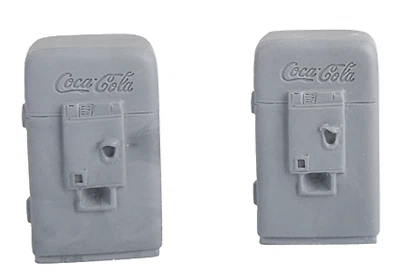 Bar Mills Scale Model Works 4016 O Scale Soda Machines (2 Pack Unpainted Resin) - Image 1 of 2