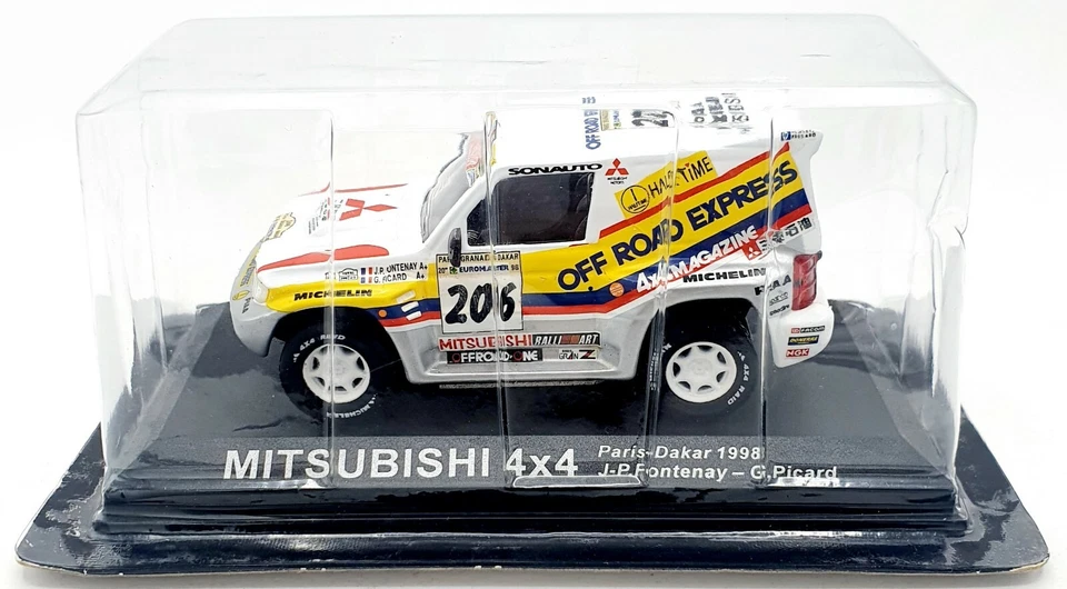 EBOND Mitsubishi 4x4 Paris-Dakar 1998 - J-P.Fontenay - G.Picard - 1:43 - 0137. - Immagine 1 di 1