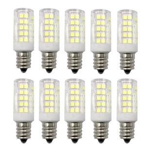 10pcs E12 Candelabra C7 LED bulb 6W 64-2835SMD Ceiling Fan Light Ceramics Lamp - Picture 1 of 8