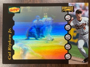 Cal Ripken Jr 1996 Pinnacle #2 Dennys Grand Slam Hologram Baltimore Orioles HOF