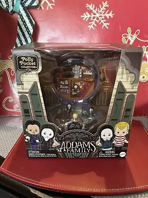 MATTEL Polly Pocket Collector's Edition The Addams Family Compact Mini Case New!