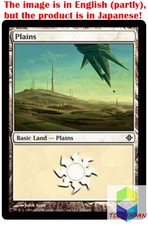 Magic: The Gathering MTG Jpver Foil Plains ROE (229) ROE Basic Land