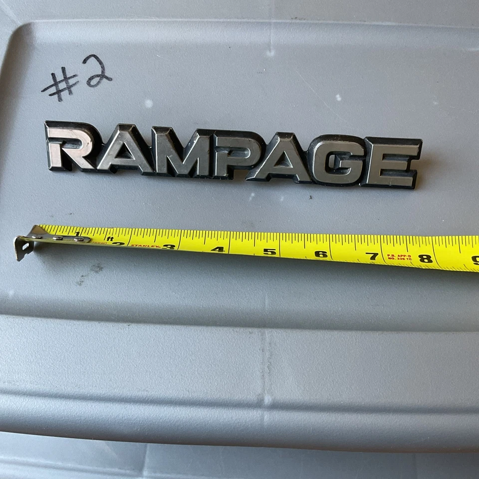 Emblema Dodge Rampage Foto 1 de 2