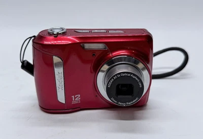 Kodak EasyShare C143 12.0MP Digital Camera Red Bundle Tested Working - Image 1 of 4