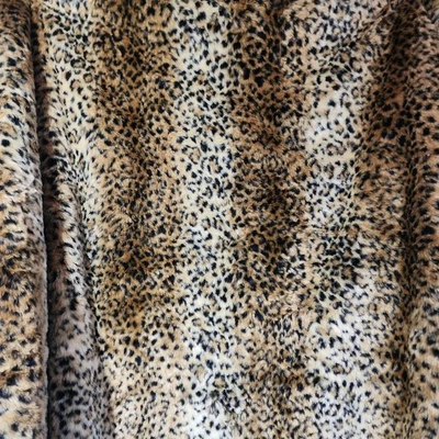 Dennis Basso Faux Fur Cheetah Leopard Throw Blanket 54" X 68"~ Soft & Luxurious - Image 1 of 4