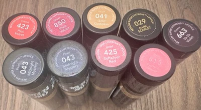 Revlon Super Lustrous Lipstick Street Chic Collection Lot Of 9 - Image 1 of 4