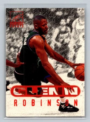 1996-97 Score Board Rookies Basketball Greats #100 Glenn Robinson Bucks Foto 1 de 2