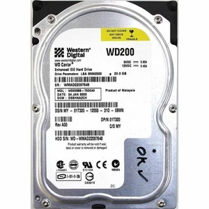 WD WD200BB Hard Disk HDD Ide 20GB 3,5 " Pata Eide Ultra Ata - Picture 1 of 2