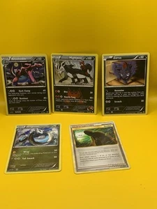 POKEMON BASIC CARDS ( 5 ) Zorua, Krookodile, Mightyena, Dragonair And Seeker - Picture 1 of 10