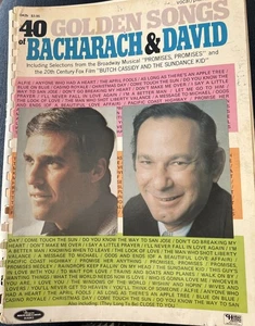 40 Goldene Lieder von Bacharach & David - Klavier/Gesang Edition Spiralrücken - Bild 1 von 1