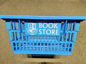 Robert Morris RMU Eagles Shopping Basket Plastic Retail Merchandise w/ Handles - Picture 1 of 2