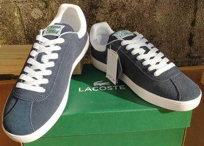 Lacoste Women's 8 Baseshot Leather Tennis Sneakers Navy/White EU 39.5 GAT style - Image 1 of 4