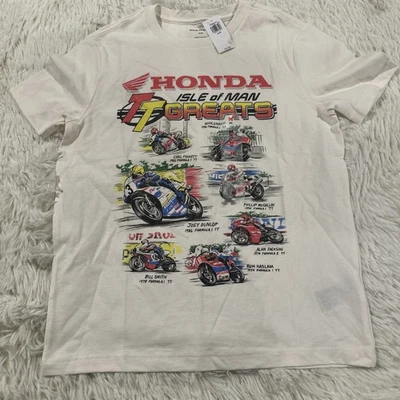 Old Navy Honda TT Greats Isle of Man Tee boys NWT M 8 - Image 1 of 4