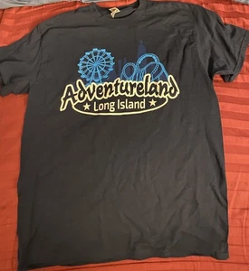 Adventureland Theme Park Long Island Shirt Mens Large Blue - Picture 1 of 6