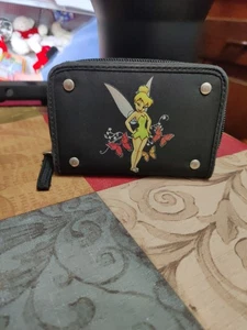 Offizielle Disney Tinker Bell & Schmetterlinge Stoff Geldbörse mit Reißverschluss - Bild 1 von 6