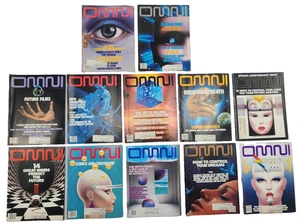 OMNI Magazine Complete 1987 Set – Full Year 12 Issues Sci-Fi Futurism Lot - Bild 1 von 8