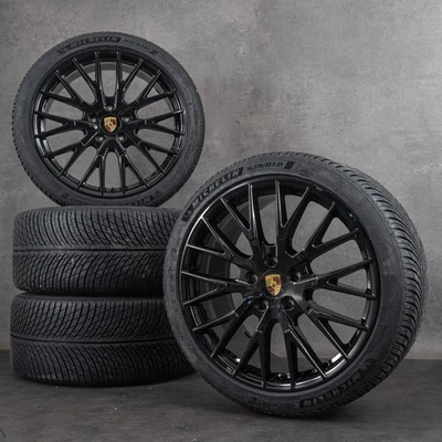 Porsche 21 Zoll Panamera 976 G3 Felgen Winterräder Winterreifen Schwarz - Bild 1 von 3