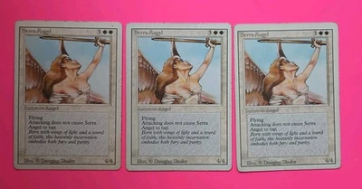 Magic the Gathering MTG Revised SERRA ANGEL X 4 1994 U Vintage Nice! - Image 1 of 4