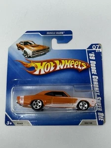 Hot Wheels Orange White Stripe ‘69 Dodge Coronet Superbee #83 CB Short Card - Picture 1 of 7