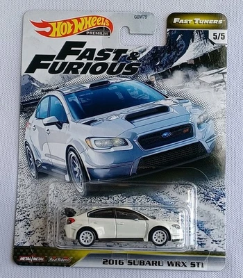 Hot Wheels 2020 *Premium* *Fast & Furious* *Sintonizadores rápidos* *Subaru WRX STi 2016* Foto 1 de 4