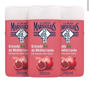 3 Pack Le Petit Marseillais Extra Soft Shower Gel Pomegranate 250 ml - Picture 1 of 1