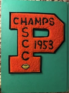 VTG Letterman Patch 1950s Retro Classic Preppy Historical  - Picture 1 of 1