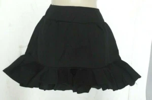 Wolff Fording Black Ballroom Skirt Skirt Flutter Hem briefs Extra Small Adult - Picture 1 of 4