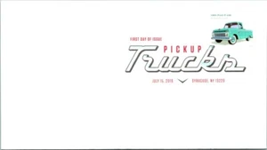 S00-917, PICKUP TRUCKS, *DIGITAL COLOR POSTMARK (DCP) FDC - Picture 1 of 2