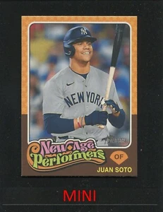 #21 JUAN SOTO, Yankees - 2024 Topps Heritage MINI: New Age Performers - Imagen 1 de 3