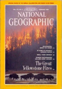 national geographic-FEB 1989-FOREST FIRES. - Picture 1 of 3