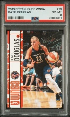 2013 Rittenhouse WNBA KATIE DOUGLAS PSA 8 Indiana Fever Purdue Boilermakers - Image 1 of 2