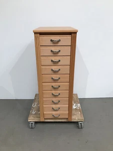 Schubladenschrank Werkstattschrank Apothekerschrank Buchenholz Schrank Unbenutzt - Bild 1 von 6