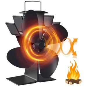 Aggiornamento Termoventilatore Stufa 4 Pale Risparmio Energetico Eco No Elettricità Richiesta - Foto 1 di 12