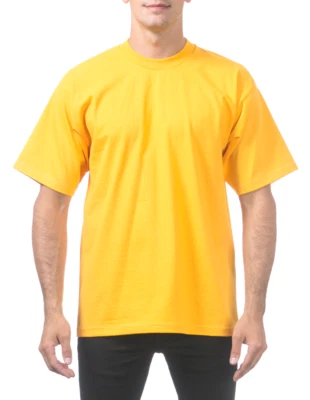 Mens Heavyweight T Shirts Plain Short Sleeve Tee Cotton BIG TALL 4XL to 10XL - Image 1 of 4