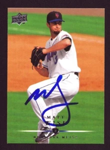 2008 Upper Deck #582 MATT WISE signed AUTO handsigniert NY METS TOUGH -B - Bild 1 von 1