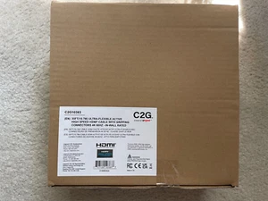 Câble HDMI actif C2G 10383 35 pieds ultra flexible 4K avec poignée 4K 60Hz DANS MUR - Photo 1/3