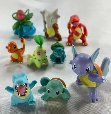Lote de 9 figuras Pokemon Tomy 2015-2019 squirtle charmeleon bulbasaur wartotle Foto 1 de 4