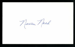 Noreen Nash signed autograph auto 3x5 index card Actress The Southerner R556