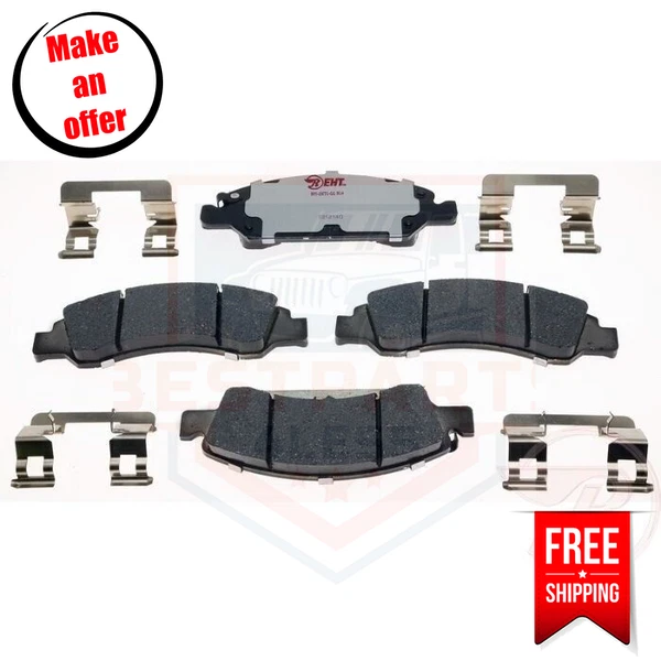 Juego de pastillas de freno delanteras Raybestos EHT1363H de 2 ruedas para Cadillac Escalade/ESV/EXT Foto 1 de 2