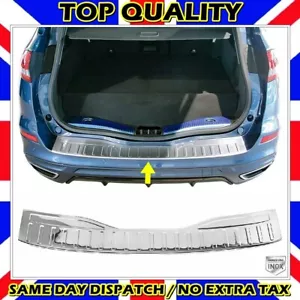 Protector de parachoques trasero cromado acero inoxidable brillante para Ford MONDEO V TURNIER 2015-UP - Imagen 1 de 11