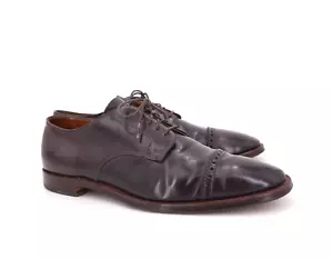 $872 | ALDEN 12,5 D DERBY BERRETTO PUNTA BORDEAUX SHELL CORDOVAN SFODERATO DOV7507 F - Foto 1 di 19