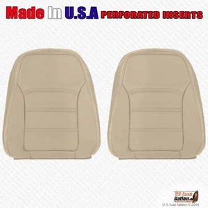 2012 2013 2014 2015 2016 For VW Passat Driver Passenger Leather Seat Cover Tan - Picture 1 of 16