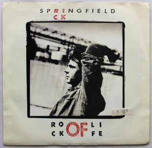 RICK SPRINGFIELD ROCK OF LIFE / LANGUAGE OF LOVE 45 7" VINYL & PICTURE SLEEVE - Picture 1 of 2